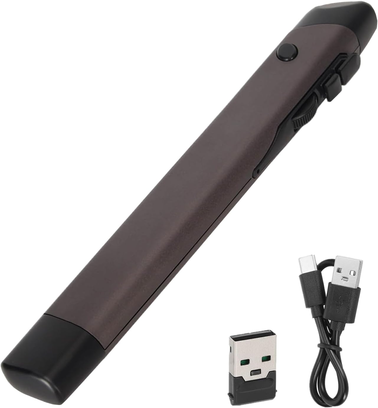 SUNGOOYUE Ratón óptico de bolsillo, 1200 DPI ratón óptico con modo dual de aire 2.4 GHz y formas Bluetooth para conectarse para PC, portátil, PC,