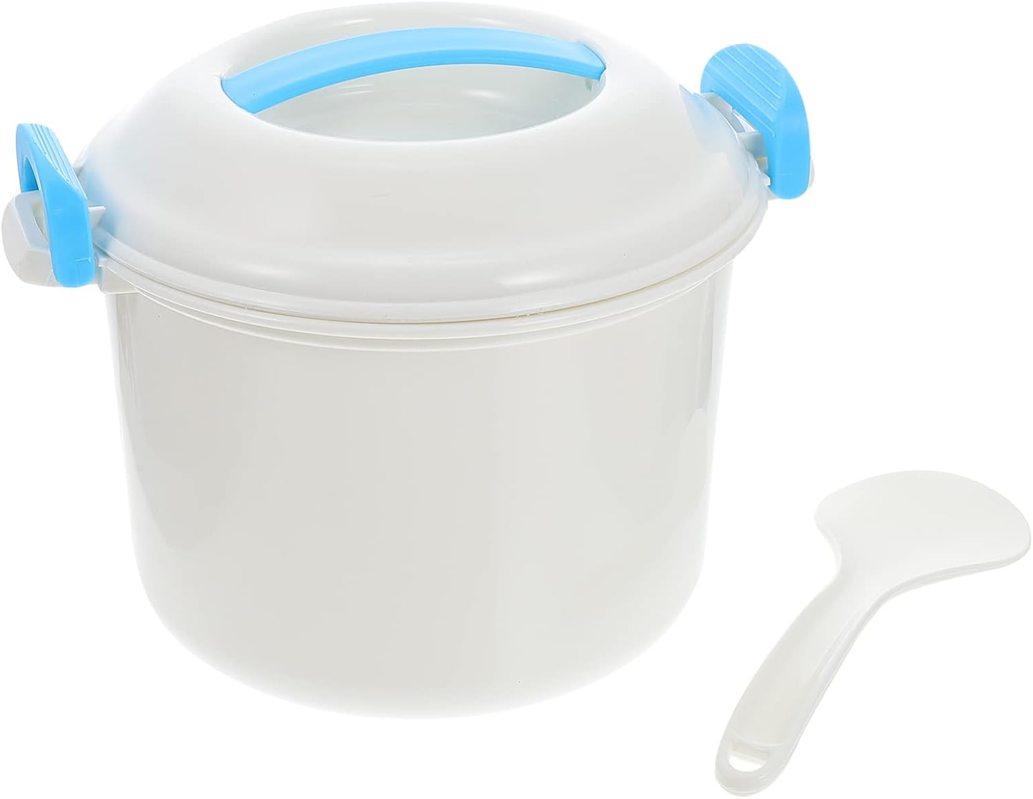 OSALADI Arrocera portátil para microondas, olla de arroz y pasta, vaporizador de arroz, recipiente de alimentos para verduras, sopas, apto para
