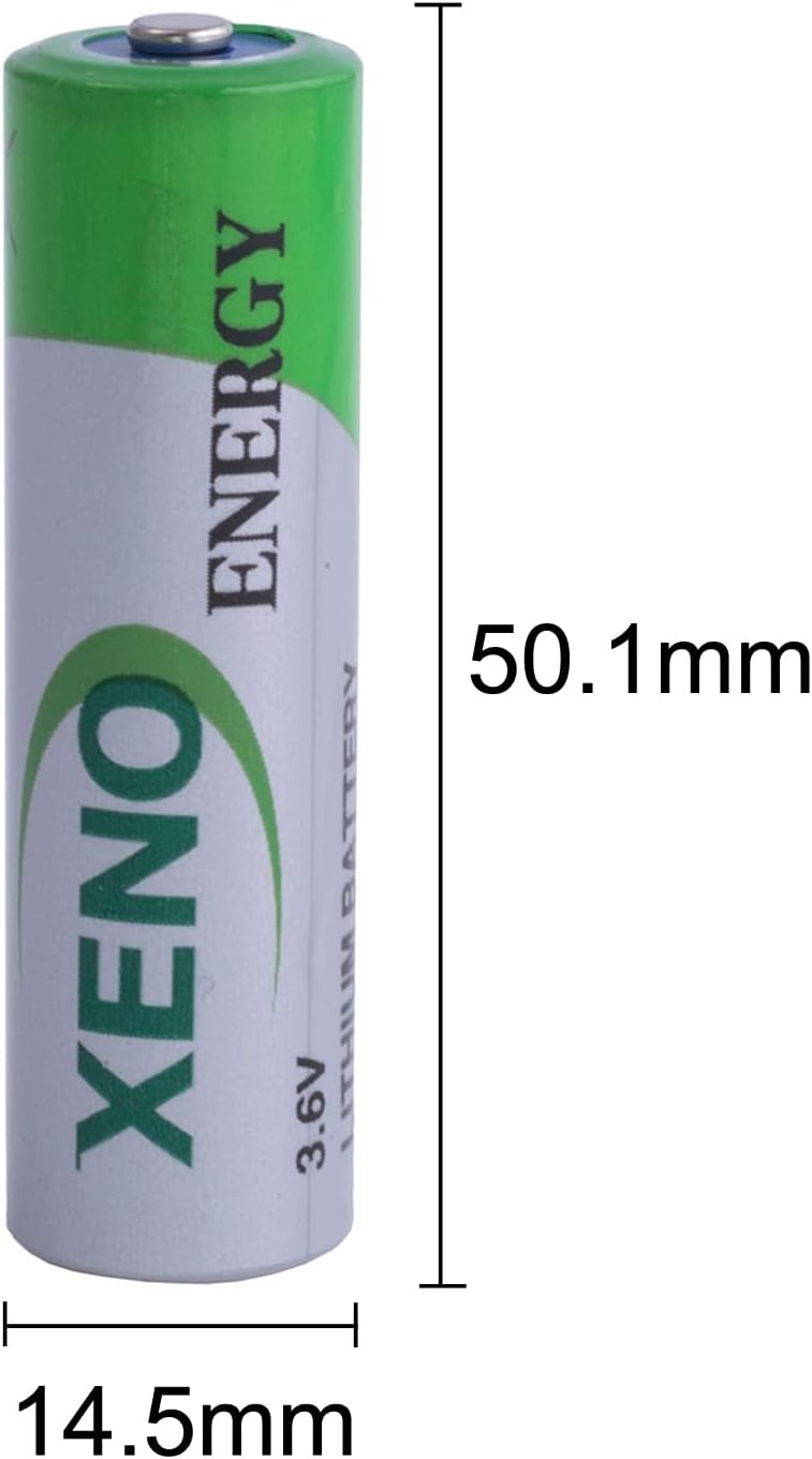 Paquete de 10 baterías Xeno XL-060f AA 2400mAh 3.6V de cloruro de tionilo de litio para sistemas de alarma, dispositivos de seguimiento