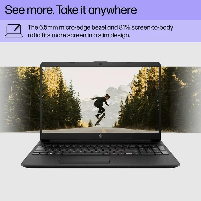 HP Laptop 2023, pantalla de 15.6 pulgadas, procesador Intel Pentium Silver N5030 (4 núcleos), 16 GB de RAM, SSD de 512 GB, gráficos Intel UHD 605,
