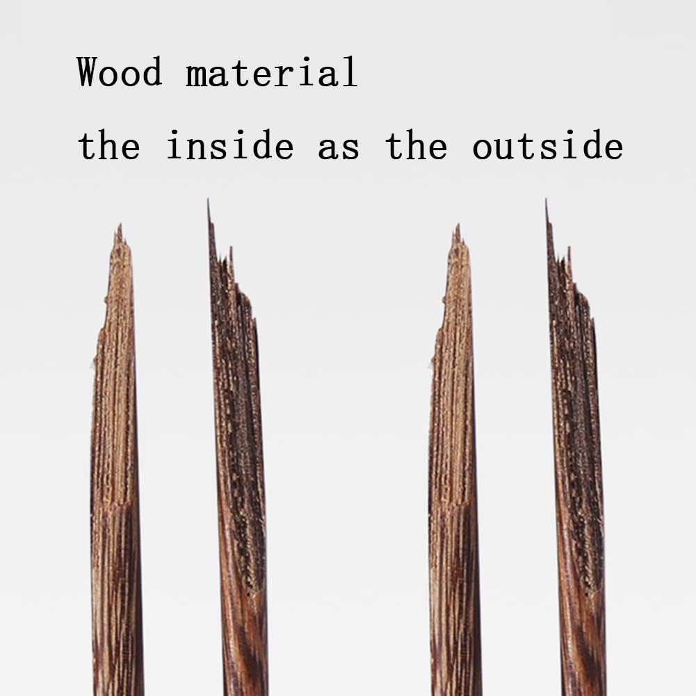M.G Palillos de madera wengué, 10 pares de palillos de madera, palillos de madera reutilizables chinos, japoneses coreanos, aptos para lavavajillas