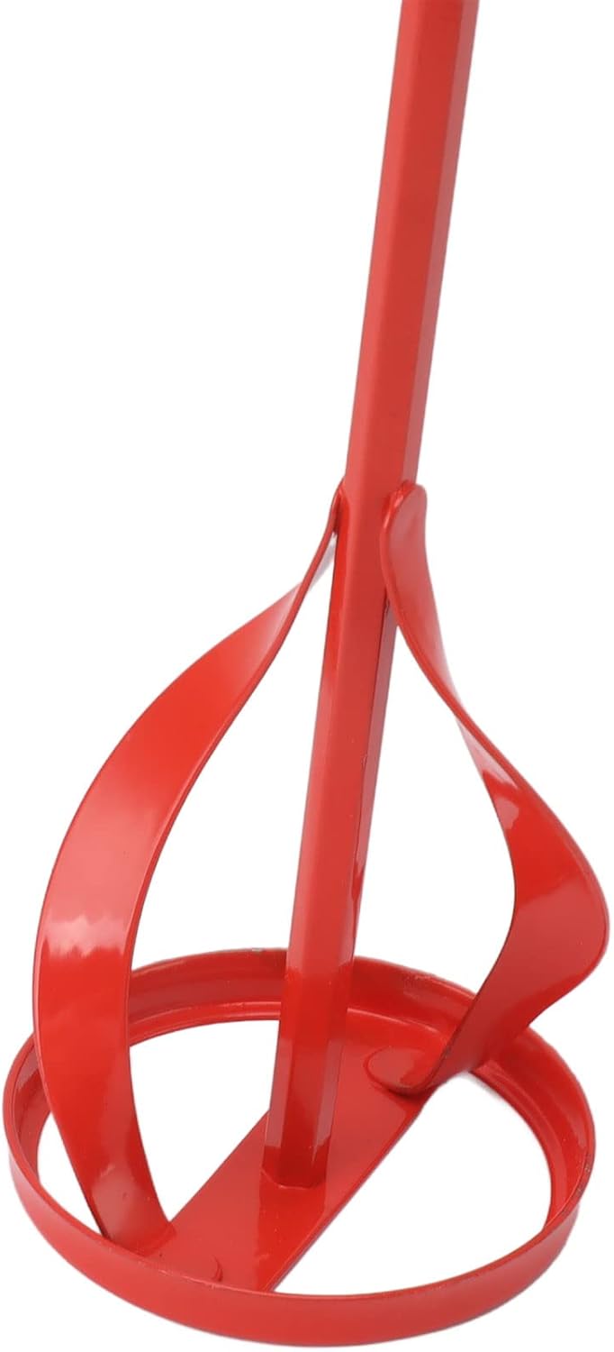 Accesorio de taladro de mezclador de pintura de material de acero, mezclador de lechada Taladro Mezclador de cemento Consistente Paleta agitadora