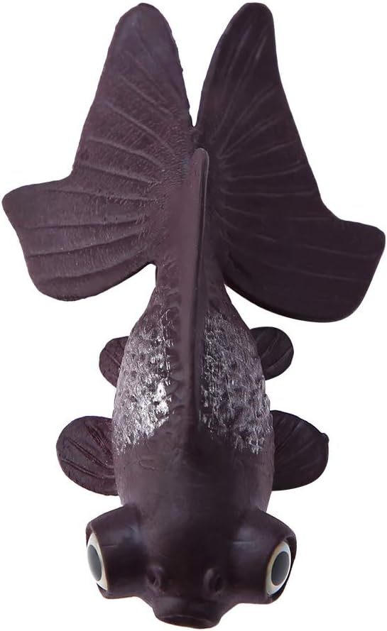 Jerliflyer Adorno de simulación para pecera, silicona artificial, decoración Betta para acuario, adorno flotante falso de alta vida (pez dorado