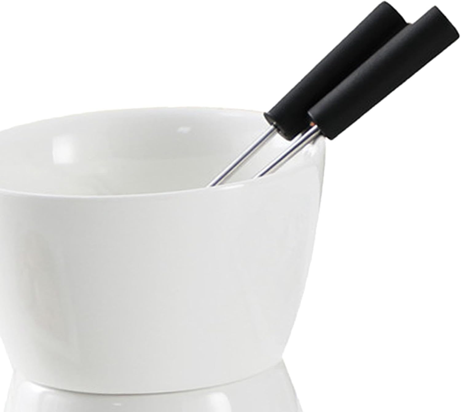 Olla de fondue de chocolate, té ligero, de porcelana, olla para derretir queso, cerámica caliente, calentador de mantequilla para dulces y hogares