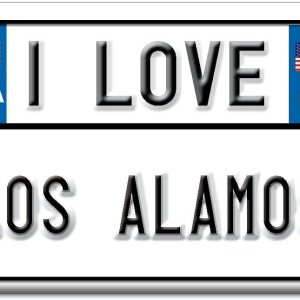 LOS ALAMOS IMÁN DE FRIGORÍFICO CALIFORNIA (CA) IMANES USA SOUVENIR I LOVE GIFT (Var. TARGA) LOS ALAMOS IMÁN DE FRIGORÍFICO CALIFORNIA (CA) IMANES USA SOUVENIR I LOVE GIFT (Var. TARGA)