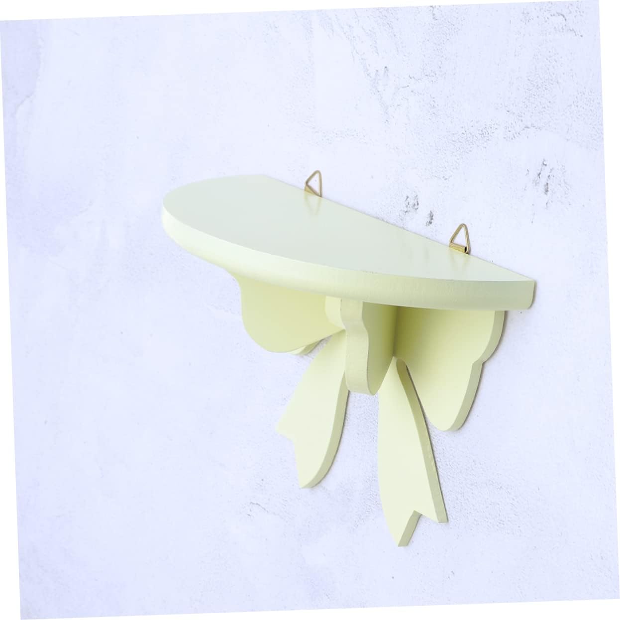 DOITOOL Estante de almacenamiento de madera con forma de mantequilla, estante de pared, decoración de habitación de niños, almacenamiento de pared