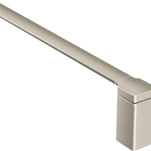 Moen YB8824BN – Toallero de baño moderno de 90 grados, 24 pulgadas, níquel cepillado Moen YB8824BN – Toallero de baño moderno de 90 grados, 24 pulgadas, níquel cepillado