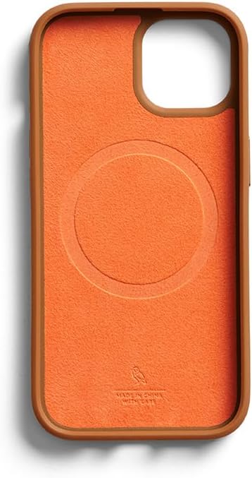 Bellroy Funda de cuero para iPhone 15 – Terracota