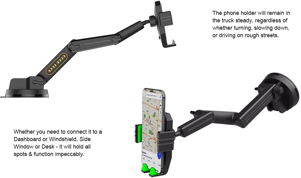 Soporte de teléfono para automóvil, giratorio de 360, retráctil, multifuncional y ajustable, soporte para teléfono celular para automóvil, soporte