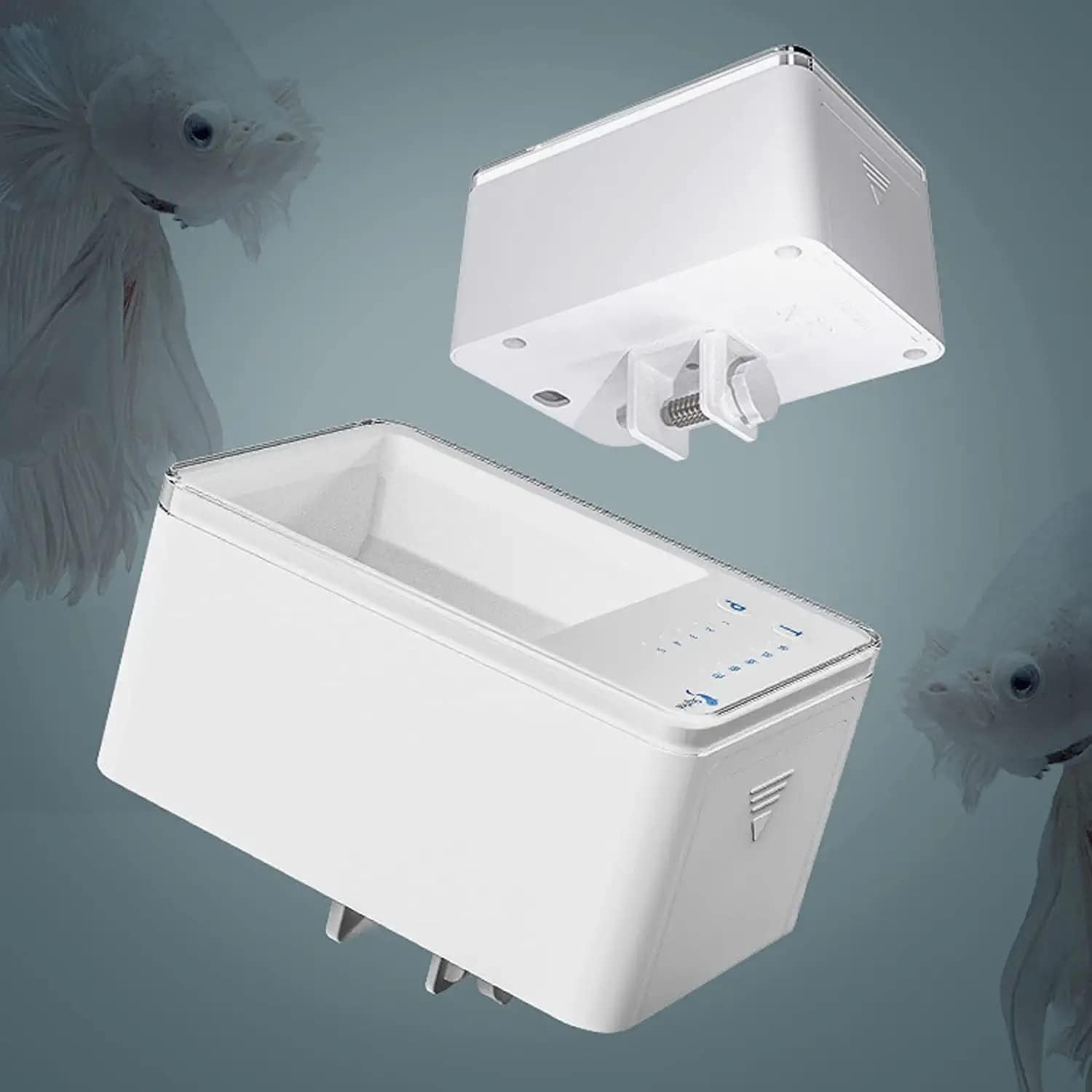 Mini alimentador automático de peces para pecera y acuario, dispensador automático de alimentador automático de peces, temporizador inteligente a