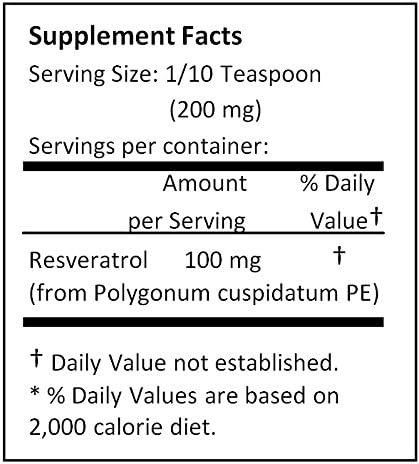 Polvo de resveratrol puro estandarizado al 50% extraído de la raíz de Polygonum Cuspidatum (500 gramos (1.1 lb))