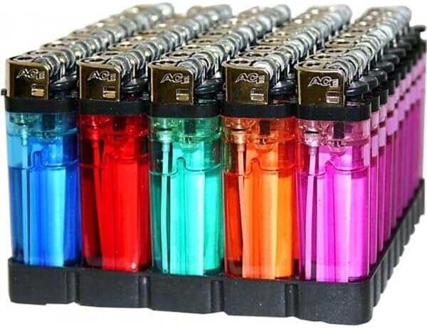 Eagle Dist Arrancadores de fuego prémium (paquete de 50) – Encendedores desechables para camping, cigarrillos y uso en la cocina