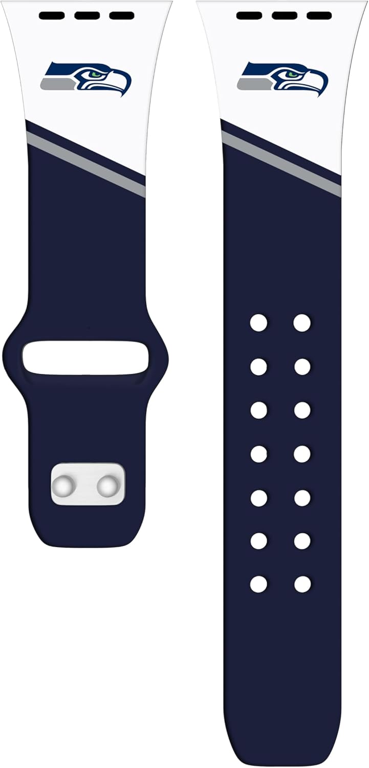 Game Time Seattle Seahawks HD Champion Series – Correa de reloj compatible con Apple Watch