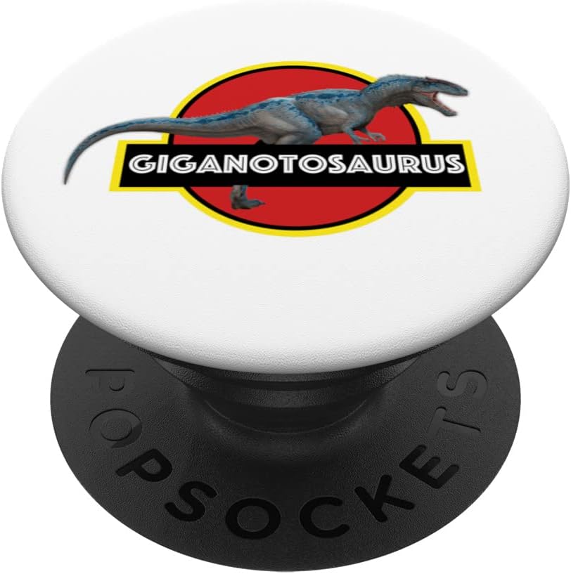 Giganotosaurus Retro T rex dinosaurio prehistórico Día del padre PopSockets intercambiable PopGrip