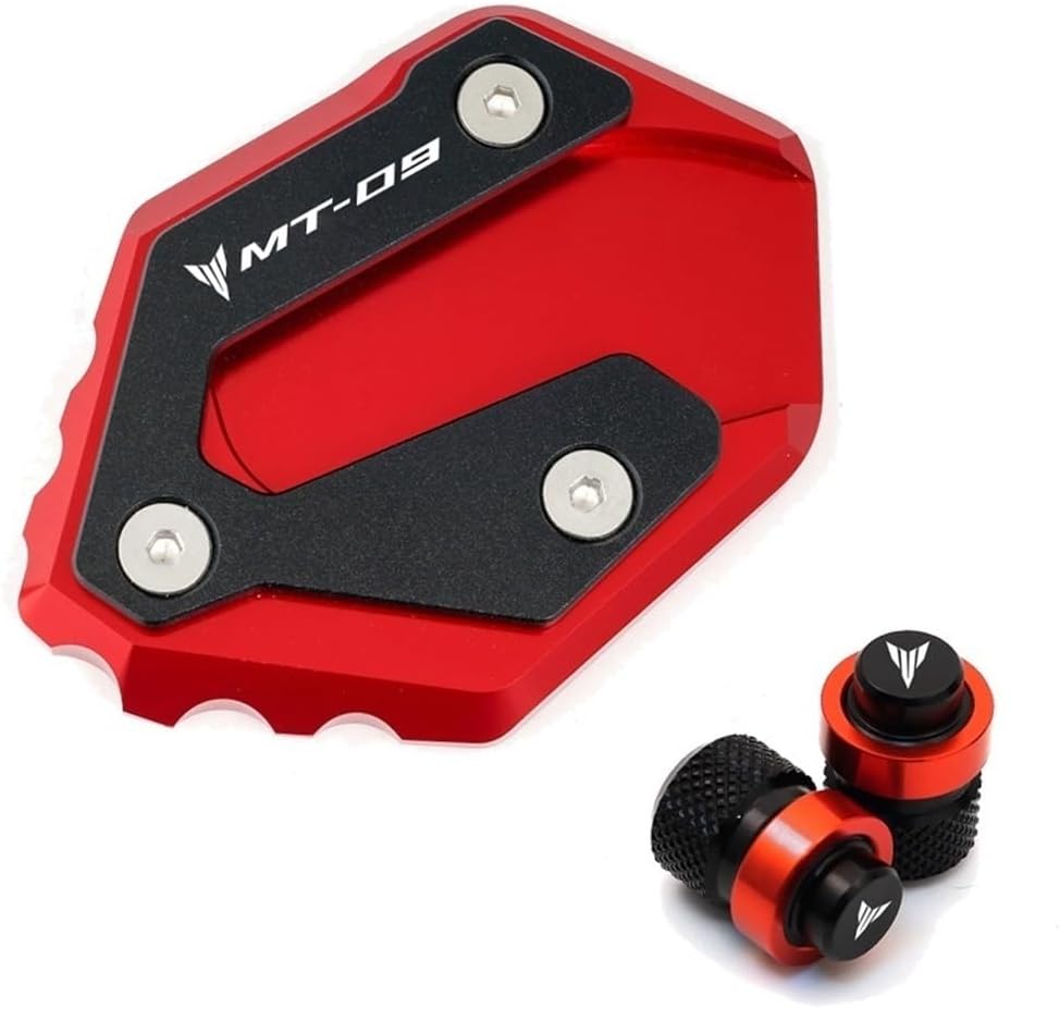 Almohadilla de soporte lateral de motocicleta para Y&AMAHA Mt 09 MT-09 MT09 SP 2021 2022 2023 Accesorios Soporte lateral de motocicleta Extensión