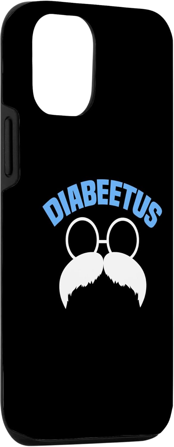 Funda divertida para barba diabética para iPhone 13 Diabeetus