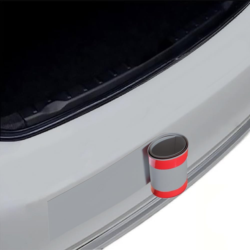 Protectores de parachoques de auto para bricolaje, 6 x 48 pulgadas, resistentes protectores de parachoques de goma autoadhesivos para automóviles,