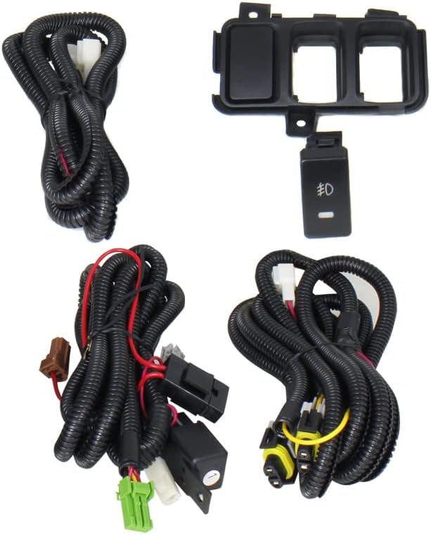 Spec-D Tuning Luces antiniebla de lente amarilla + bombillas H11 + interruptor incluido compatible con Honda Accord 2Dr Coupe 2008-2010 L+R Pair