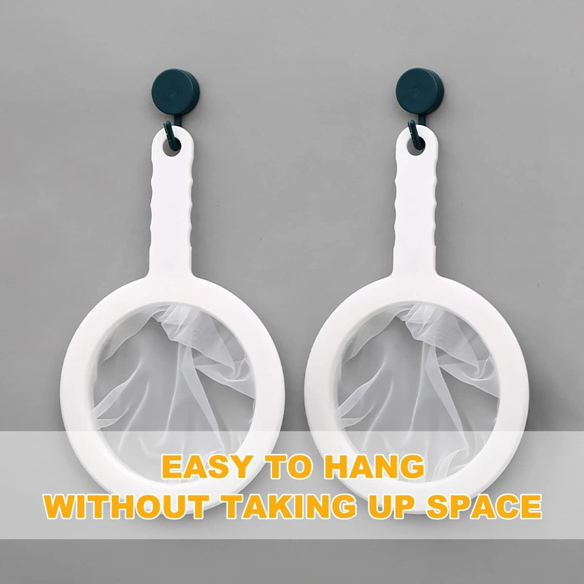 3 coladores de malla de nailon, colador de malla fina de plástico para té, leche de soja, café (malla 120200400)