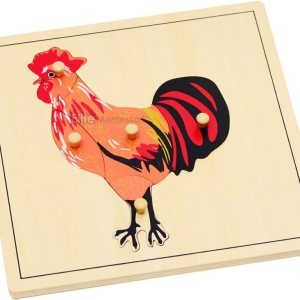 Elite Montessori Rompecabezas de gallo Elite Montessori Rompecabezas de gallo