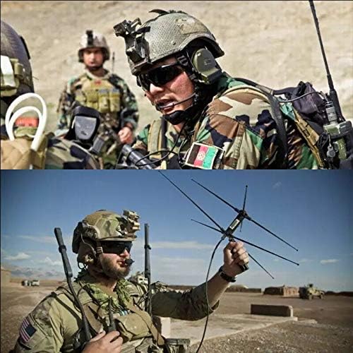ABBREE Plegable CS Tactical SMA-hembra conector doble banda VHF UHF 144430Mhz antena para Baofeng UV-9R UV-9R Plus UV-9R PRO UV-9G UV-82WP UV-XR