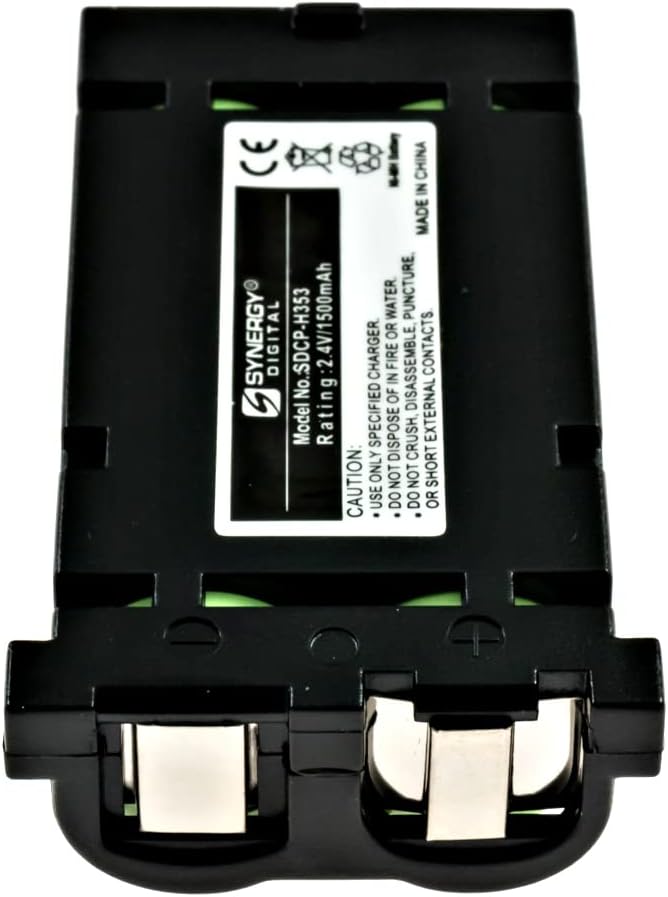 Synergy Digital Batería de teléfono inalámbrica, funciona con teléfono inalámbrico GE 86423, compatible con batería Panasonic HHR-P513