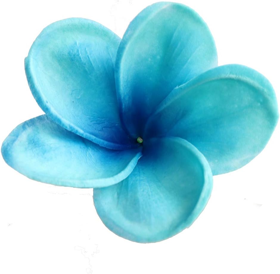 10 piezas de flores artificiales de tacto real, no de seda, con tallo para decoración de pasteles y ramos de boda (azul oscuro)
