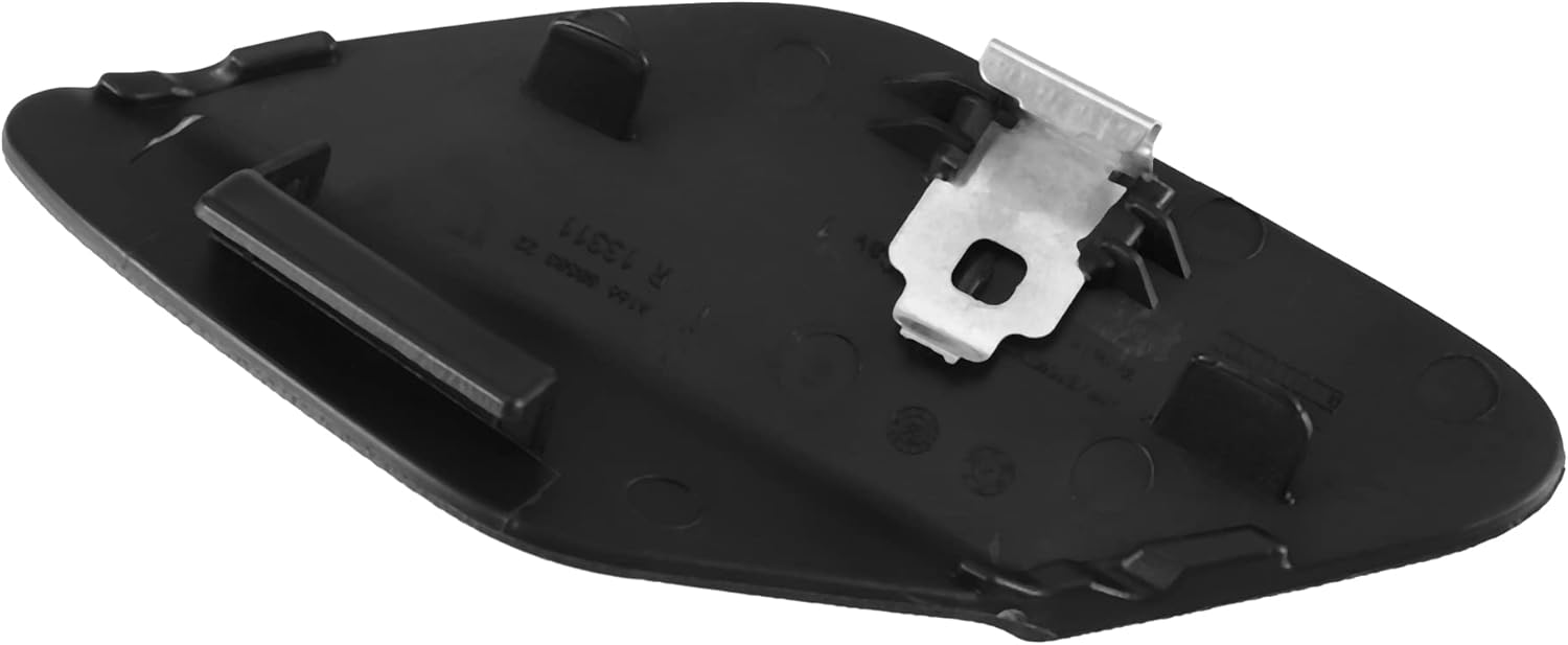 ACROPIX Tapa de gancho de remolque para parachoques trasero derecho para Mercedes-Benz GLS 550 – Paquete de 1 negro