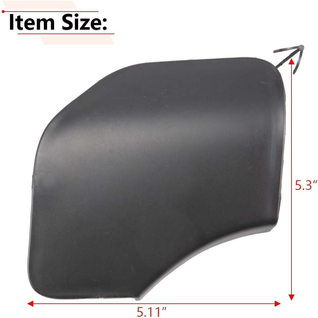 RLB-HILON Cubierta de ojo de remolque delantera compatible con Nissan Pathfinder 2017 2018 2019 2020 año, para soporte de parachoques delantero,