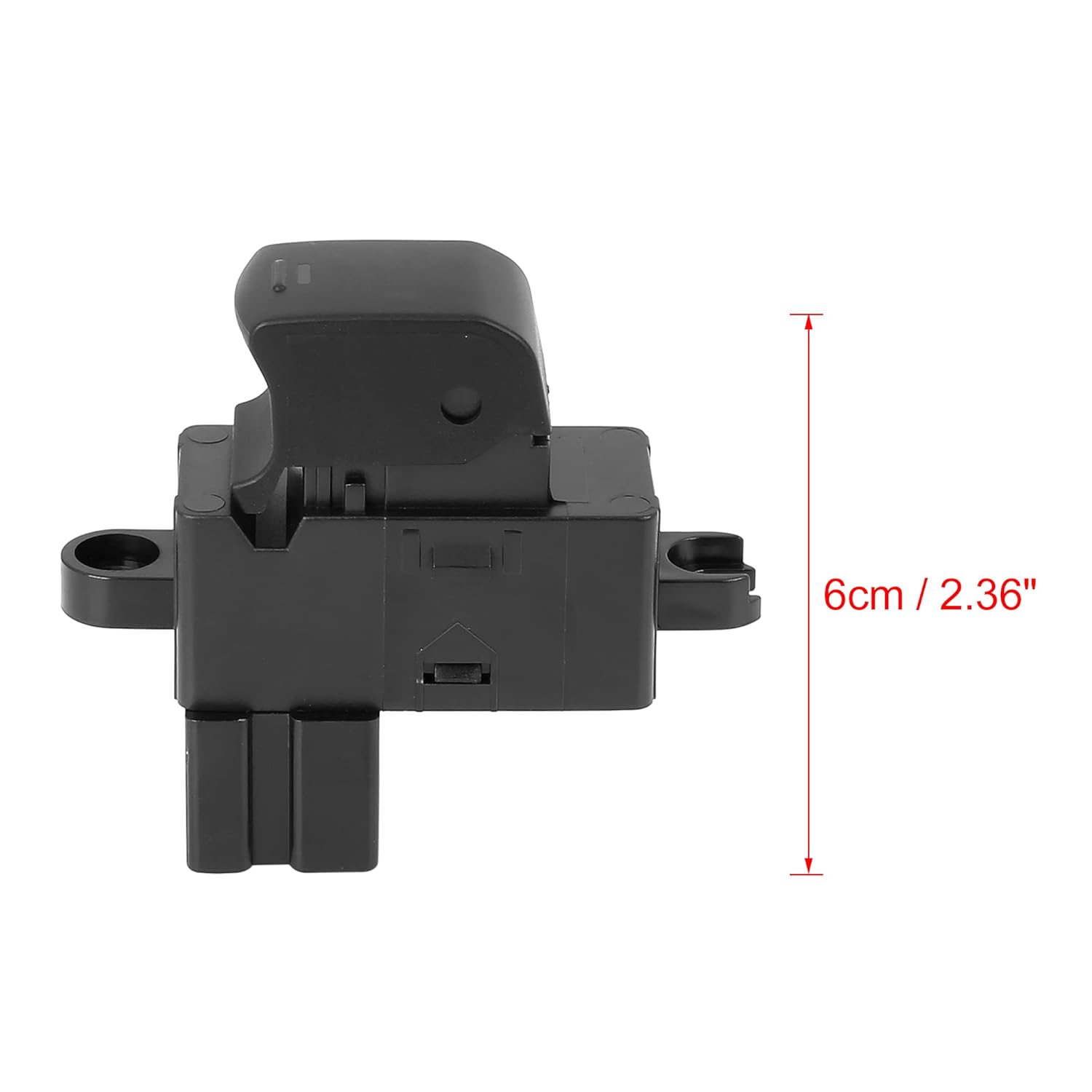 X AUTOHAUX Interruptor de elevalunas eléctrico del lado del pasajero delantero 25411-BR00A Reemplazo para Nissan Qashqai 2012
