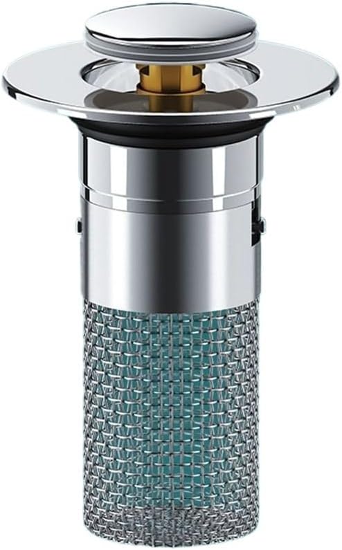 Colector de pelo Filtro De Drenaje De Piso Multifuncional, Tapón De Drenaje De Lavabo De Núcleo De Rebote Emergente, Colector De Pelo, Colador De