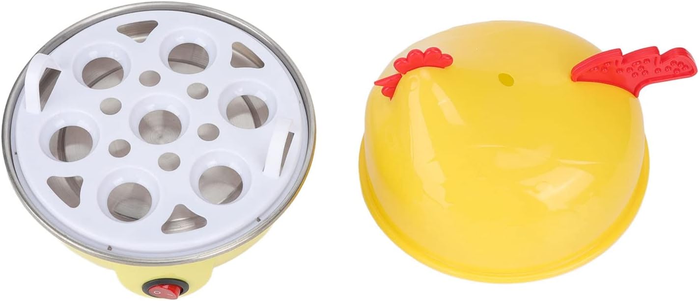 Cocina eléctrica de huevos, olla de huevos hervidos multifuncional, caldera rápida de huevos en forma de pollo, mini máquina de desayuno de apagado