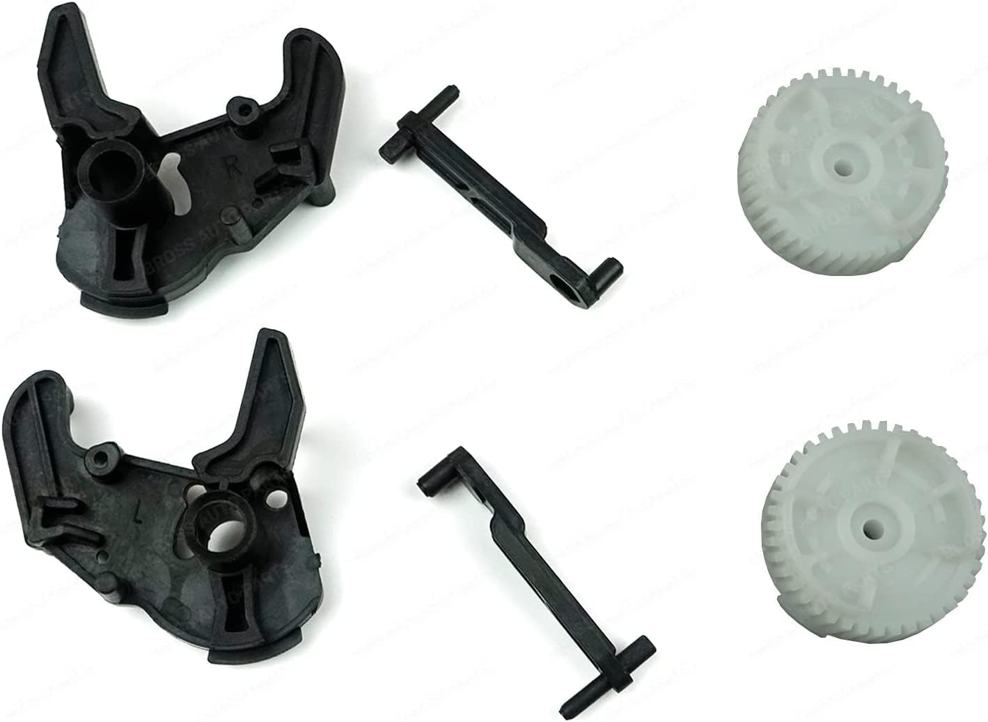 VALEA Kit de reparación de engranajes de bloqueo de puerta 51217202143 para B.M.W 1 3 5 X5 X6 Z4 E90 E91 E92 E93 izquierda y derecha