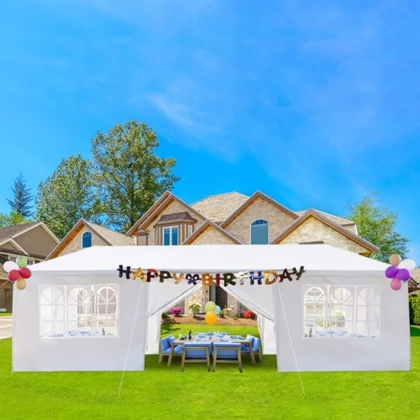 10×30 Gazebo Party Tent with 8 Side Walls