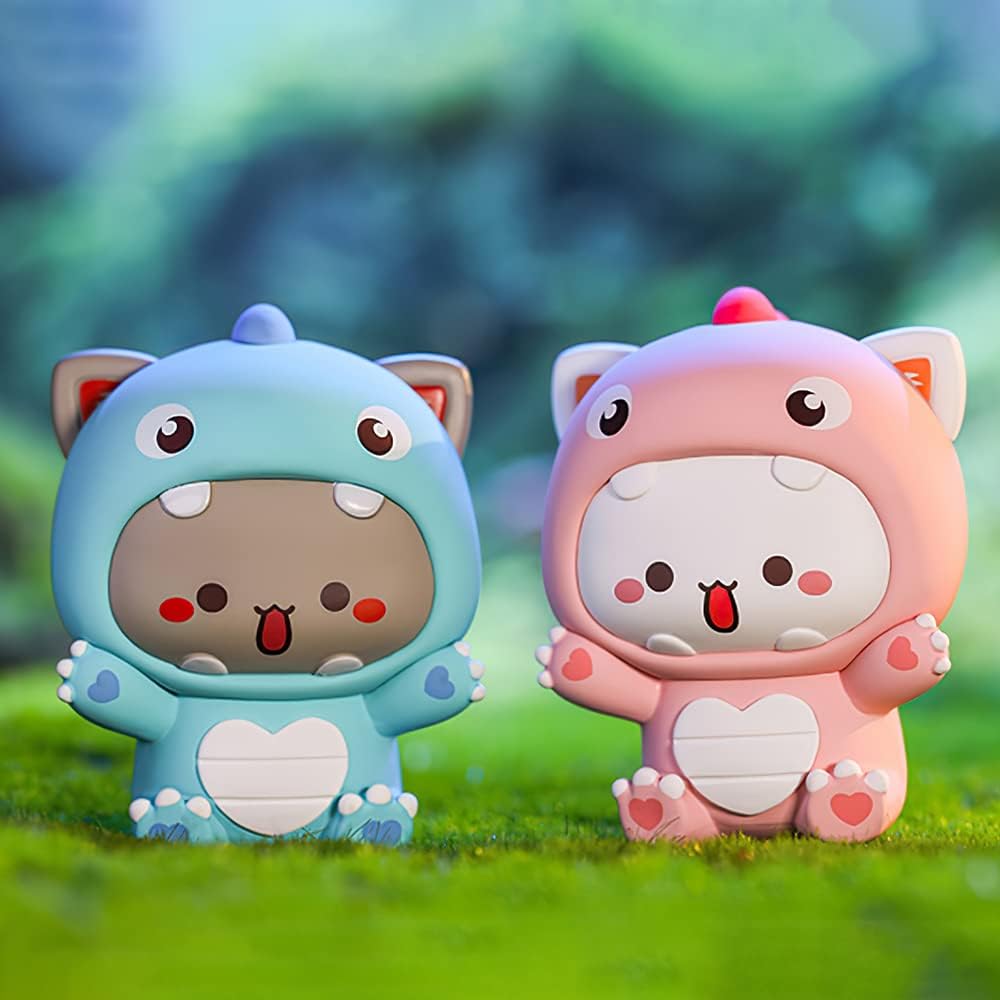 BEEMAI Mitao Cat with Love Series 8 piezas de diseño aleatorio lindas figuras coleccionables regalo de cumpleaños (juego completo)