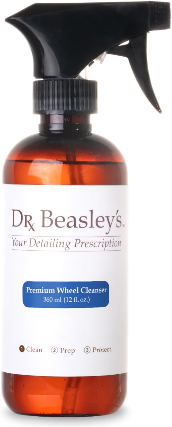 Dr. Beasley’s Limpiador de ruedas prémium para automóviles de 12 onzas líquidas, elimina el polvo, la suciedad y la grasa en las ruedas, se adhiere