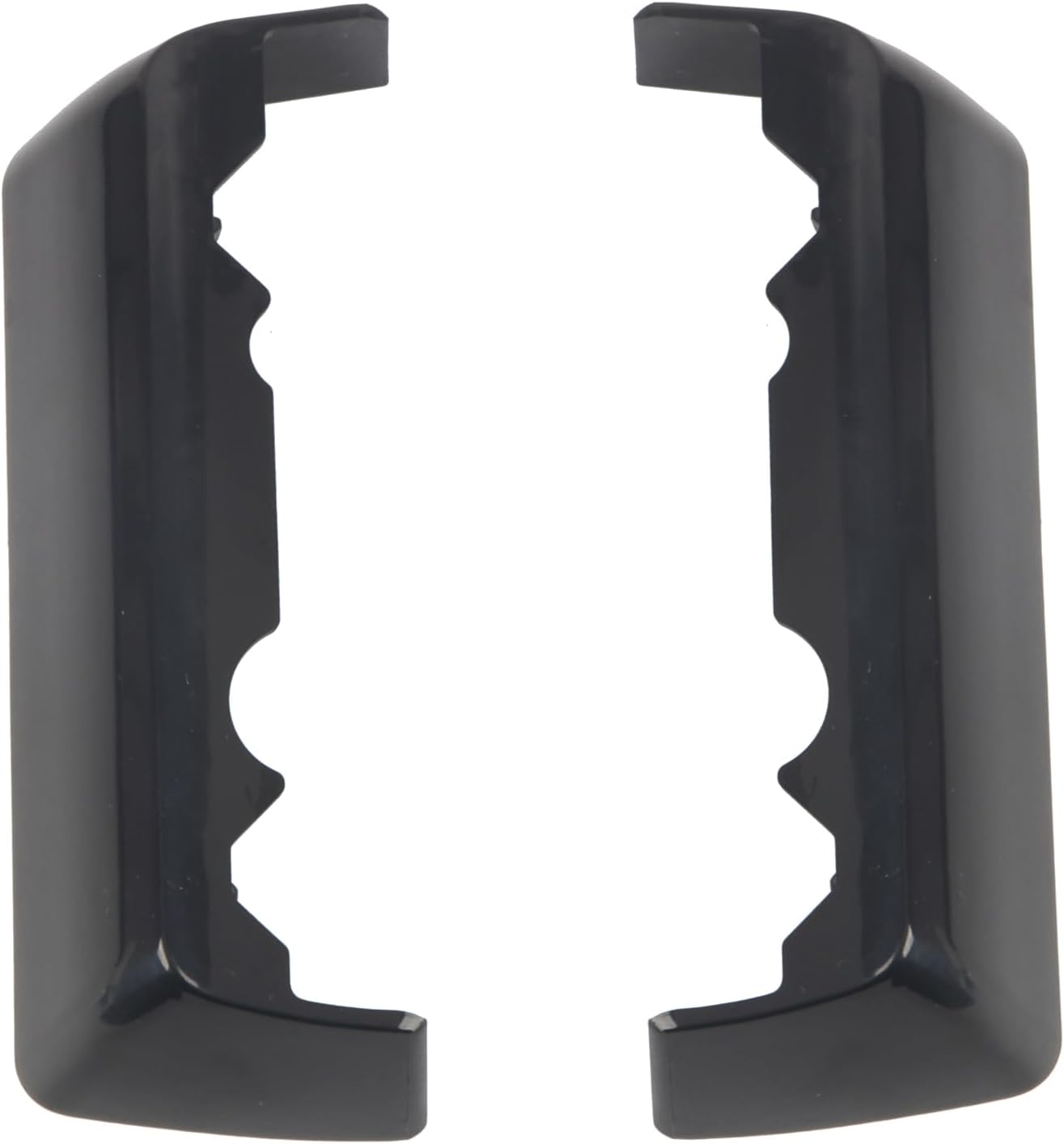 HIGH FLYING Para Toyota Prado FJ150 2010-2022 Accesorios de coche Rieles de portaequipajes Cubiertas medias ABS Negro 2 unids