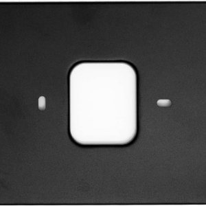 Soporte decorativo de aluminio para placa de pared para Honeywell Touch Screen Smart Home WiFi Termostato (negro) Soporte decorativo de aluminio para placa de pared para Honeywell Touch Screen Smart Home WiFi Termostato (negro)