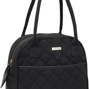 Joan & David – Lonchera reutilizable acolchada de nailon con botella de agua de 12 onzas para el trabajo y viajes (negro) Joan & David – Lonchera reutilizable acolchada de nailon con botella de agua de 12 onzas para el trabajo y viajes (negro)
