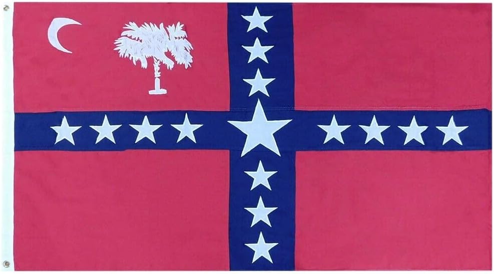 Premium SC Carolina Sovereignty 3×5 3’x5′ Indoor Cotton Flag