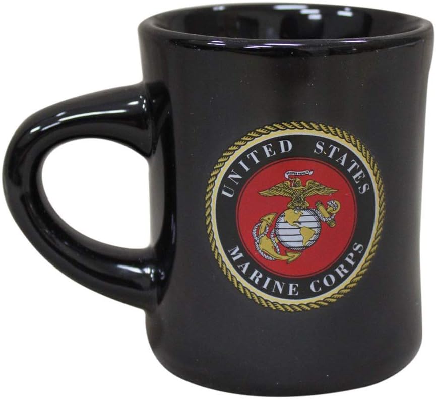 M. Cornell, Inc. – Calcomanía del Cuerpo de Marines de los Estados Unidos, color negro, 8 onzas de gres militar