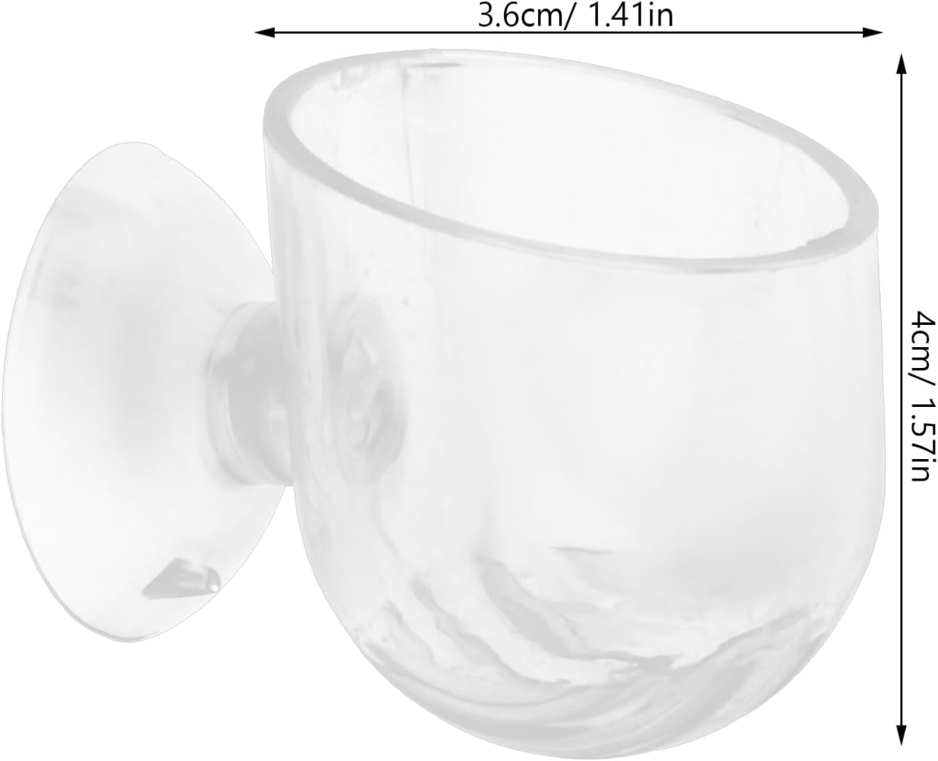 Ipetboom 4 macetas colgantes para acuario, comedero de acuario, pecera, maceta, acuario, alimentación, tazas, decoración, pecera, pecera, acrílico,