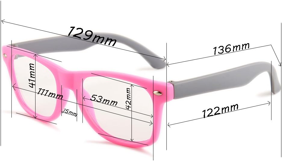 Lentes rectangulares digitales con bloqueo de luz azul para niños y niñas de 5 a 12 años