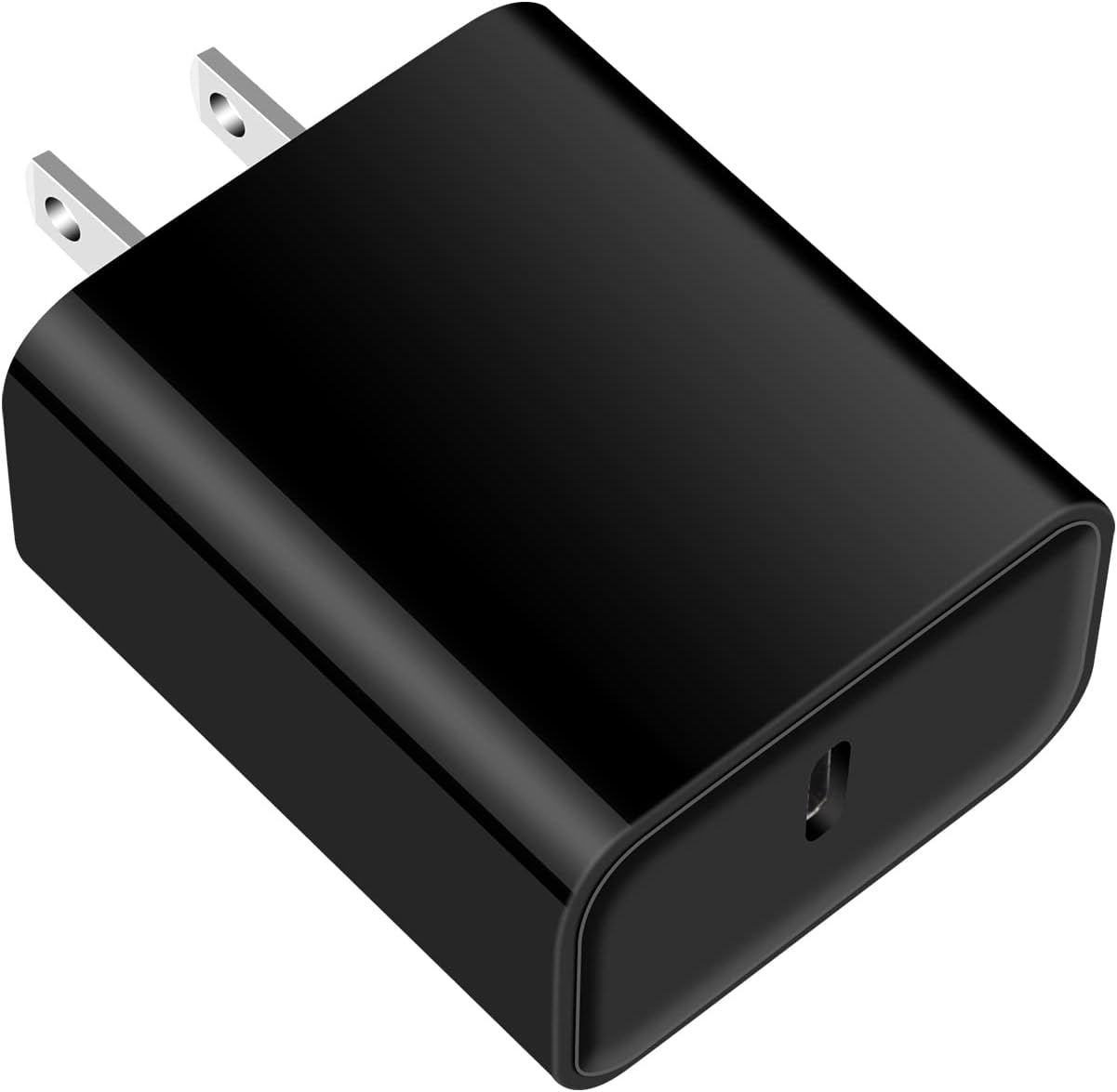 Bloque de carga USB C, 20 W, tipo C, bloque de carga rápida, caja de cubo, adaptador de enchufe de ladrillo compatible con iPhone 15 14 Pro Max 13