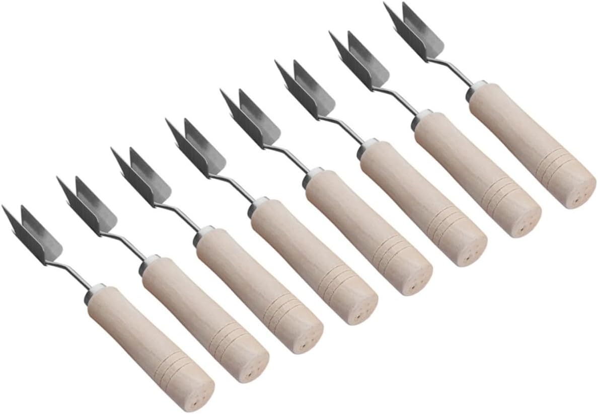 7pcs Piña Peeler Herramienta Removedor de Maquillaje Fruta