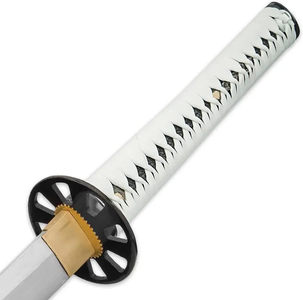 Zombie Slayer Katana Espada y vaina envuelta en cuero
