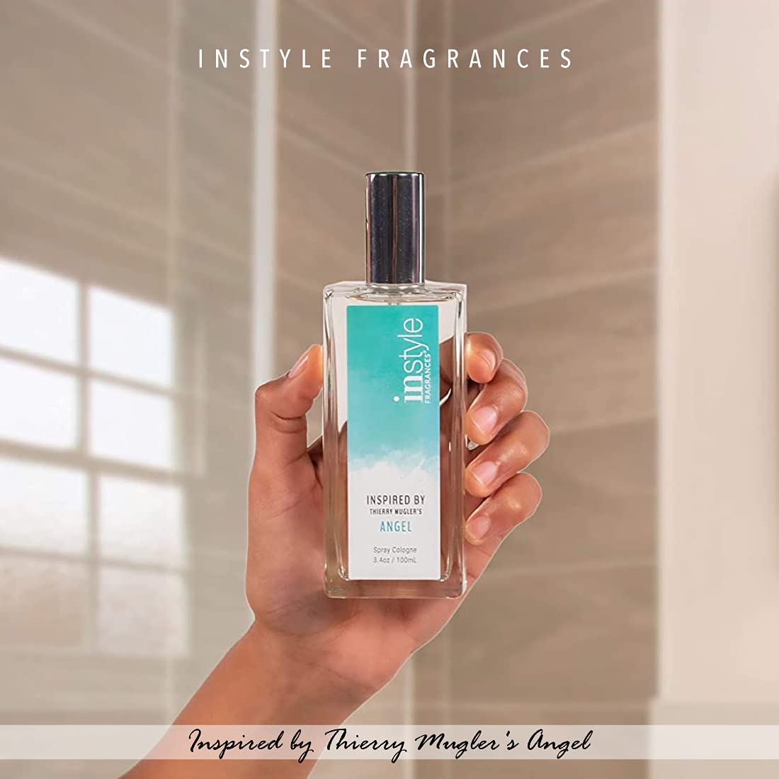 Instyle Fragrances Inspirado en Victoria’s Secret Bombshell y Thierry Mugler’s Angel Eau de Toilette Fragancias para mujer, 3.4 onzas líquidas cada
