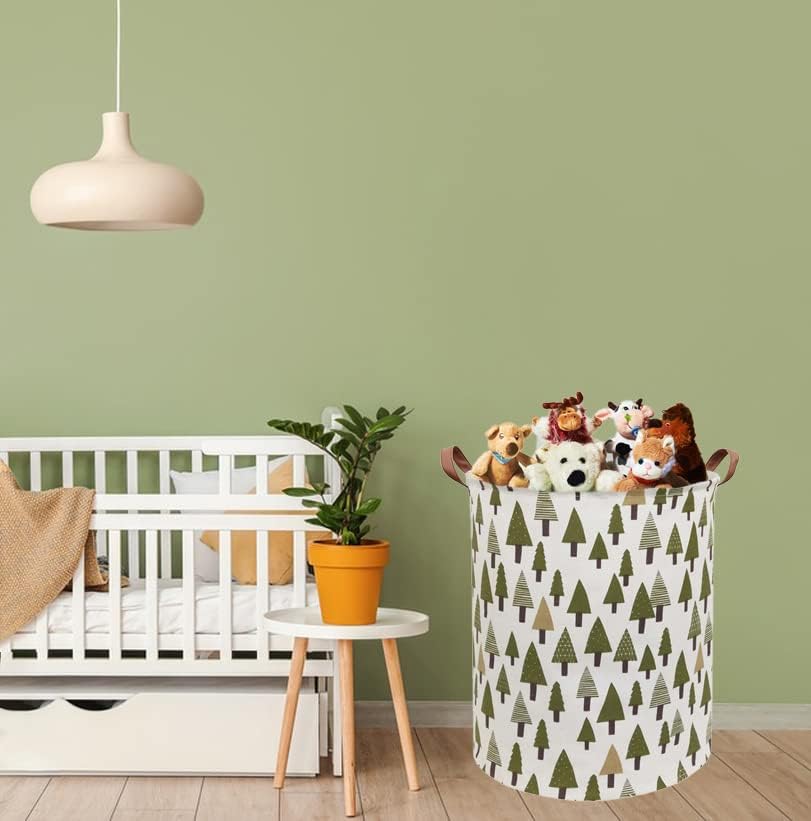 Sanjiaofen – Canasta de almacenamiento plegable de tela de lona para la ropa sucia para el hogar, la oficina, organizador de juguetes, decoración