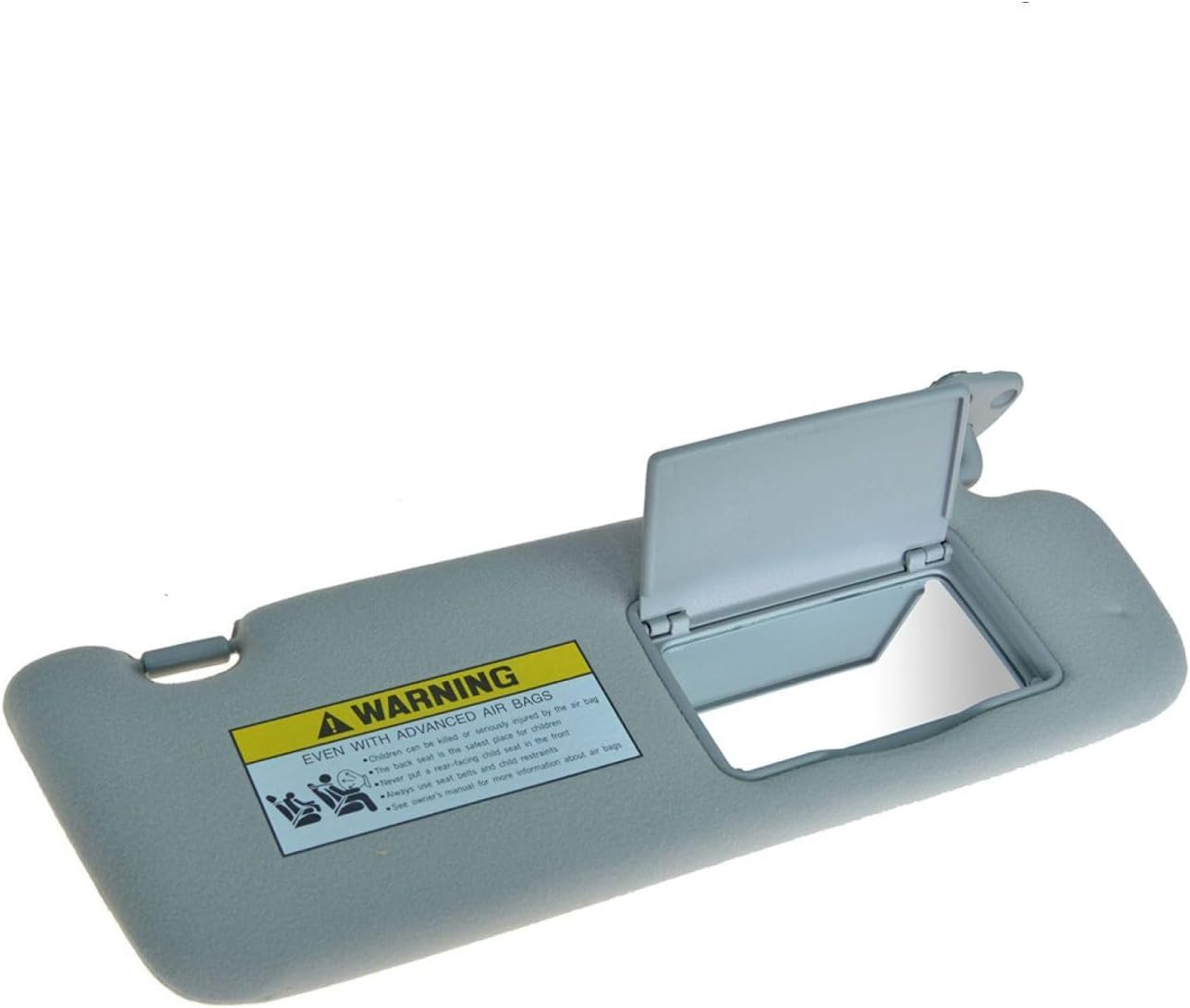 Z-Ryixiu ZR 1 parasol para parabrisas derecho del lado del pasajero gris con espejo iluminado 85202-0A750-QSQH 85202-0A750-QSQQH 852020A750QSQH