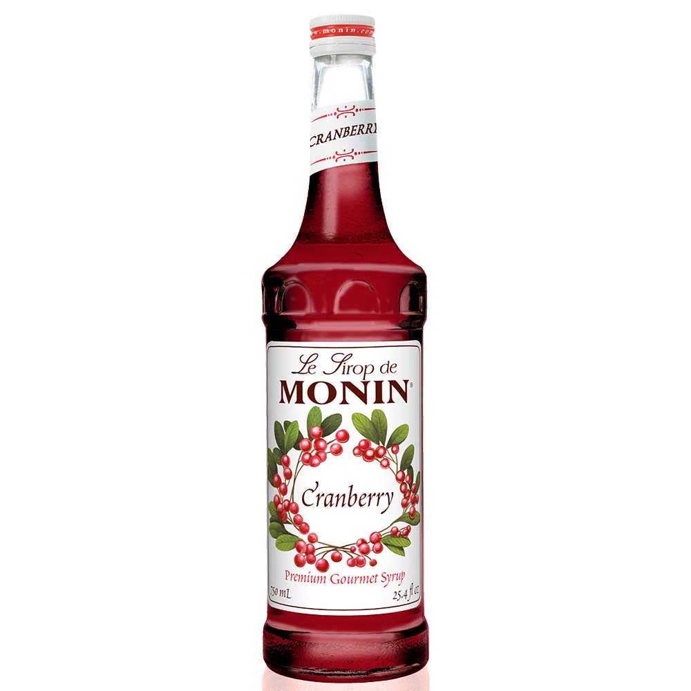 Monin – Jarabe de arándano, sabor a bayas picantes y dulces, sabores naturales, ideal para margaritas, cócteles, tés de bayas calientes y frías,